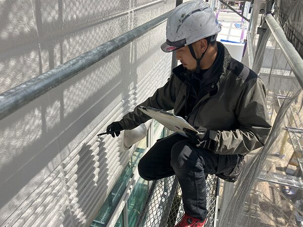 自社管理施工による現場チェック